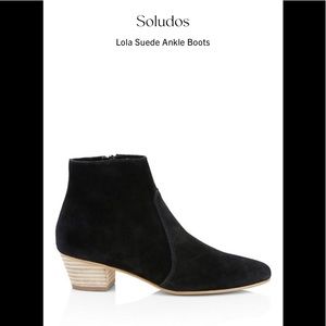 NWT never worn Soludos Lola bootie black boots